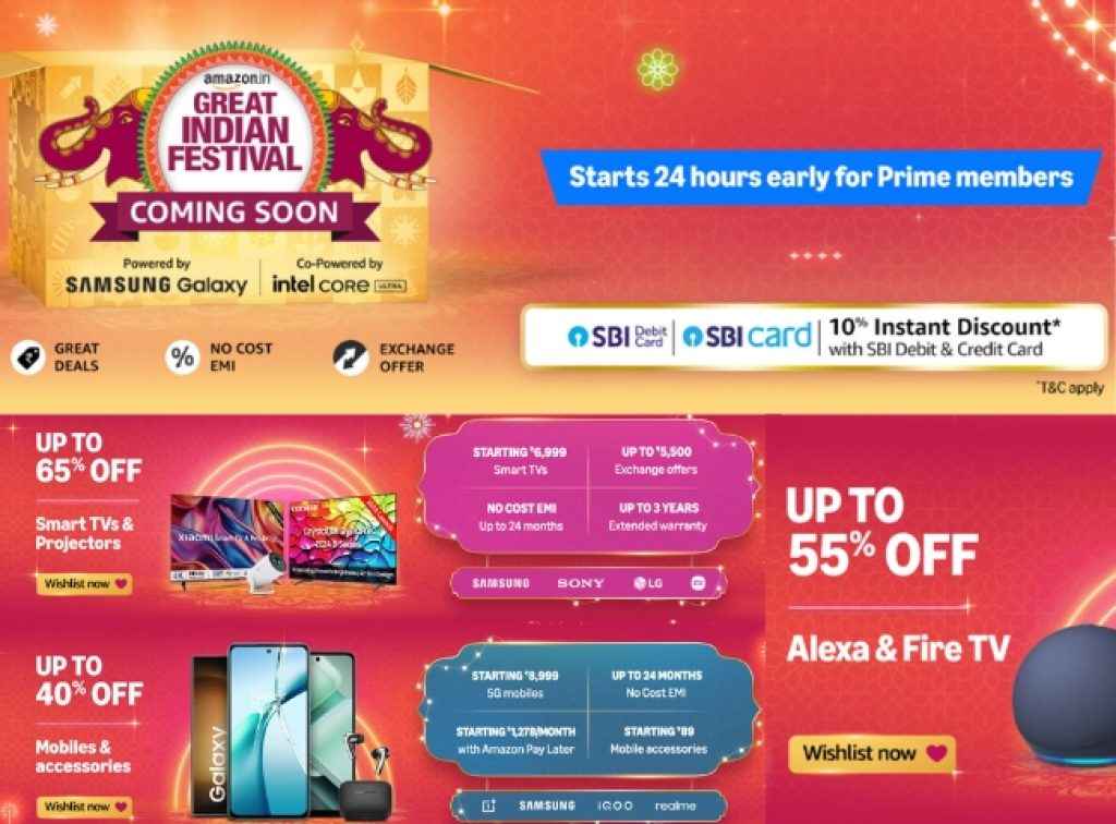 Amazon Great Indian Festival 2024 Sale