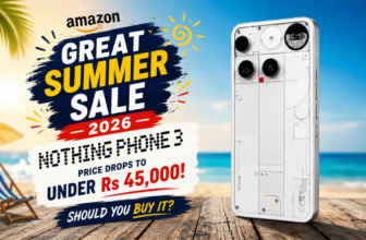 Amazon Great Summer Sale 2026 Nothing Phone 3 price drops to under Rs 45,000, should you buy it