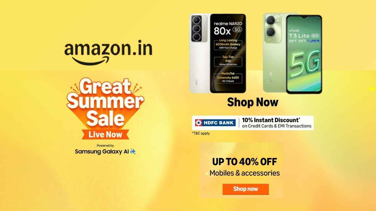 Amazon Great Summer Sale வெறும் 15ரூபாயில் வரும் போன்களில் அதிரடி டிஸ்கவுண்ட்