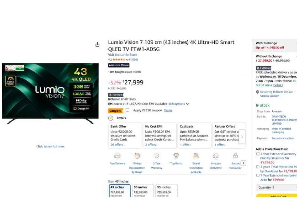 Amazon Mega TV Deals (2)