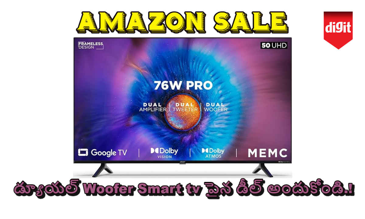 Amazon Sale నుండి డ్యూయల్ Woofer Smart tv పైన డీల్ అందుకోండి.!