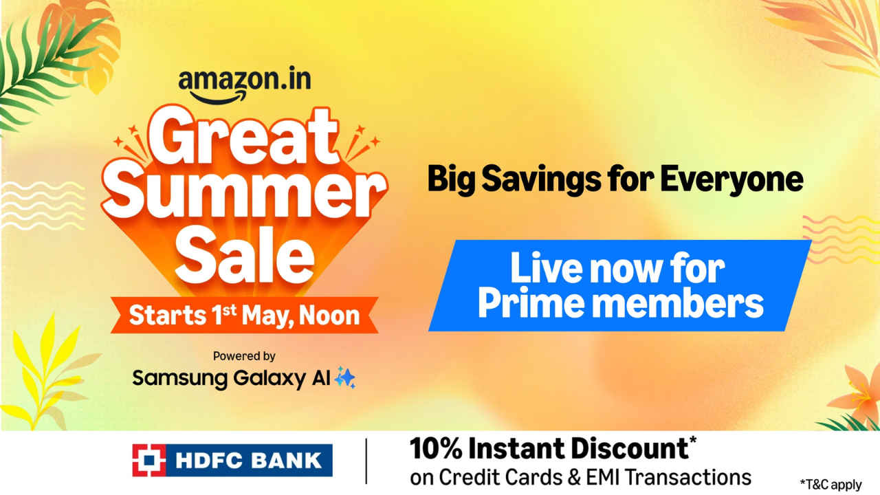 Amazon Summer Sale 2025 banner 1280 x 720