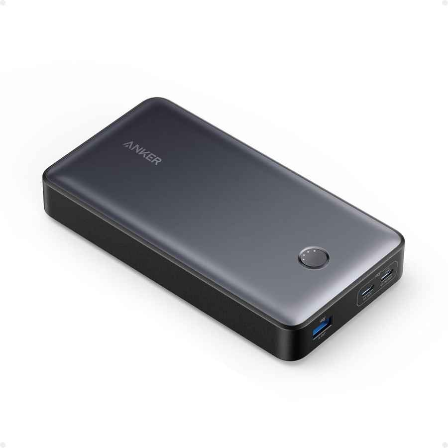 Anker 537 Power Bank 24000 mAh 65W Fast Charging, (PowerCore 24K for Laptop) for Lenovo, HP, Dell, Microsoft, MacBook, iPad, iPhone, Apple Watches, Samsung and Other Android Devices - Black
