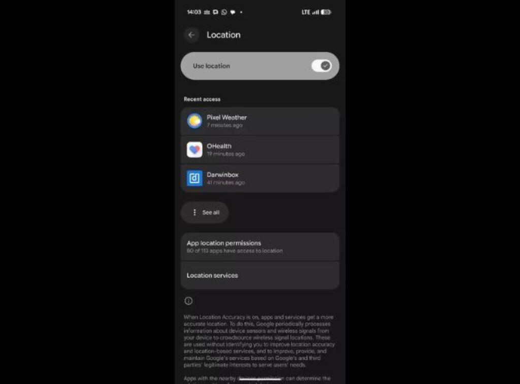 App location