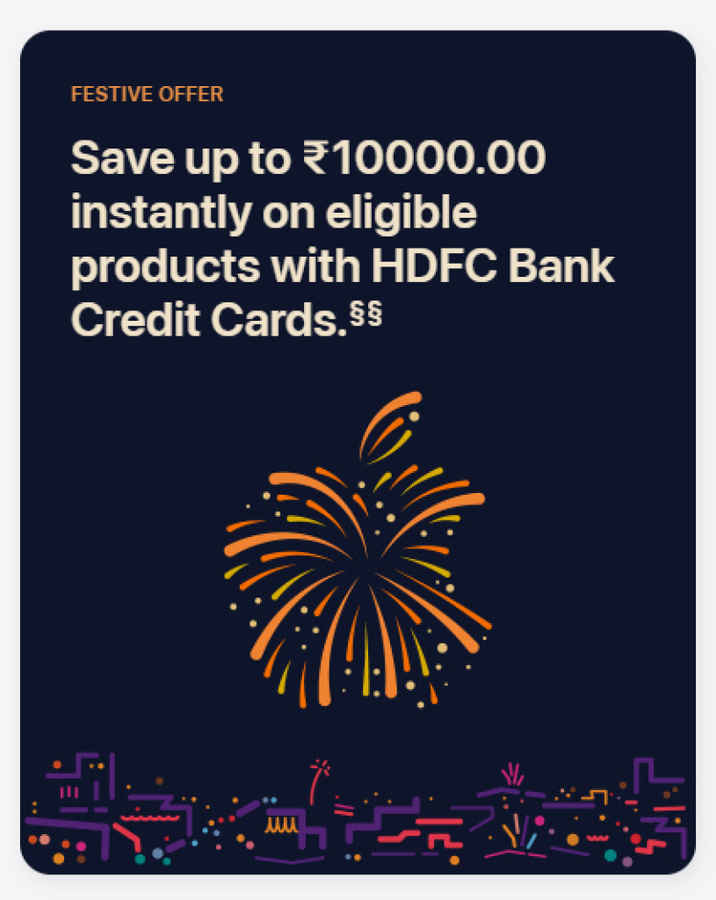 Apple Diwali Sale Bank Offer 1