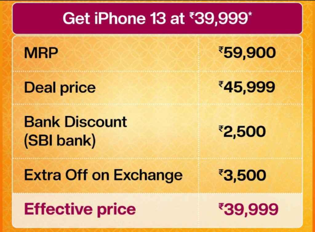 Apple iPhone 13 deal