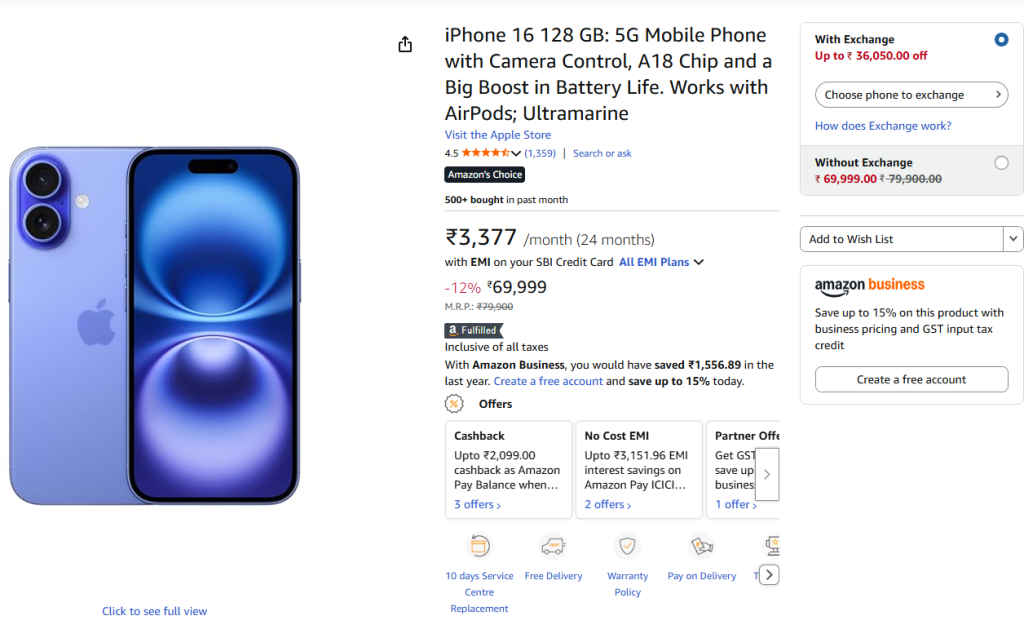 Apple iPhone 16 Deals