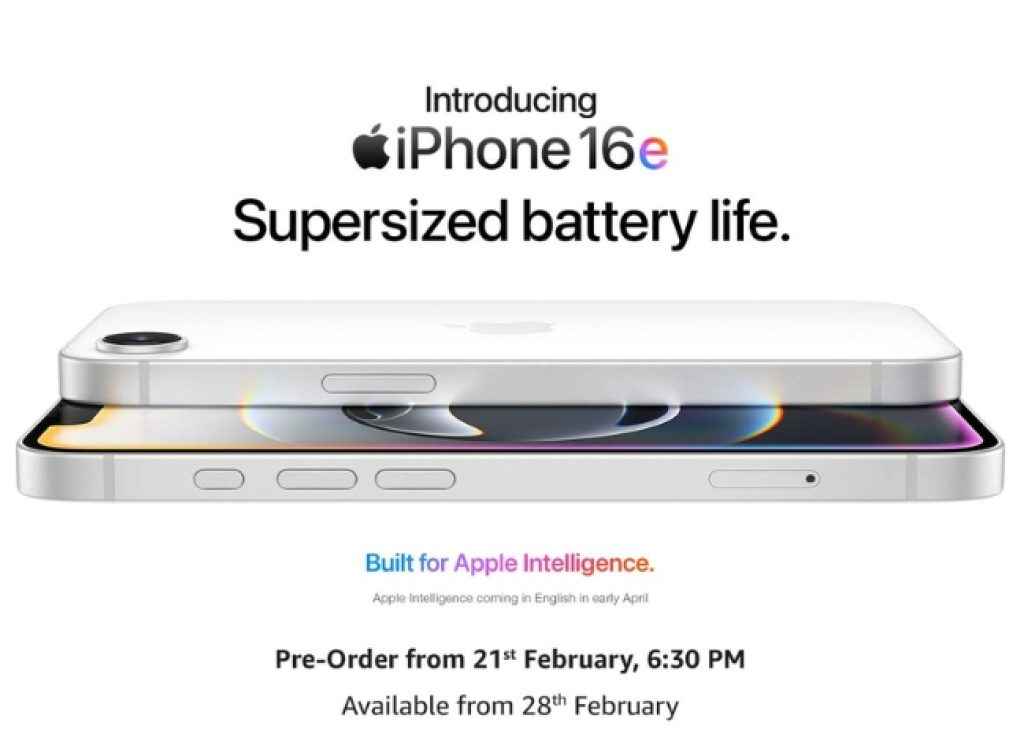 iphone 16e launched in india
