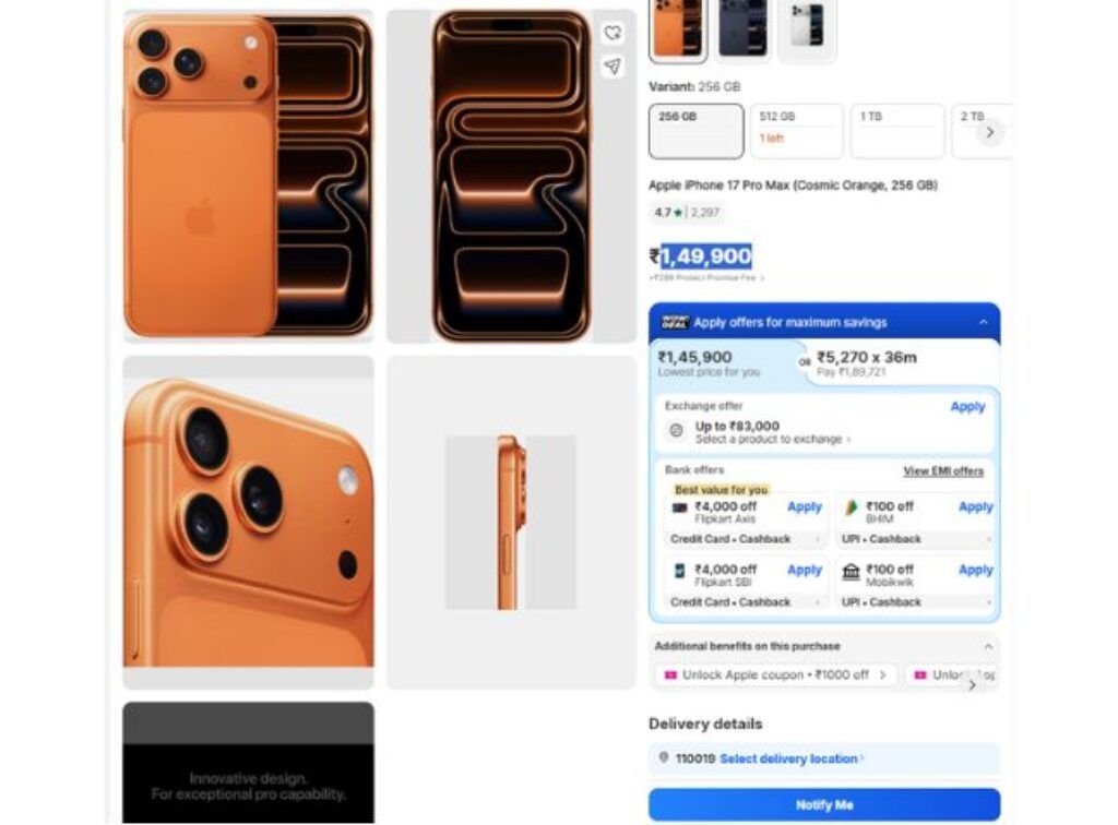 Apple iPhone 17 Pro Max