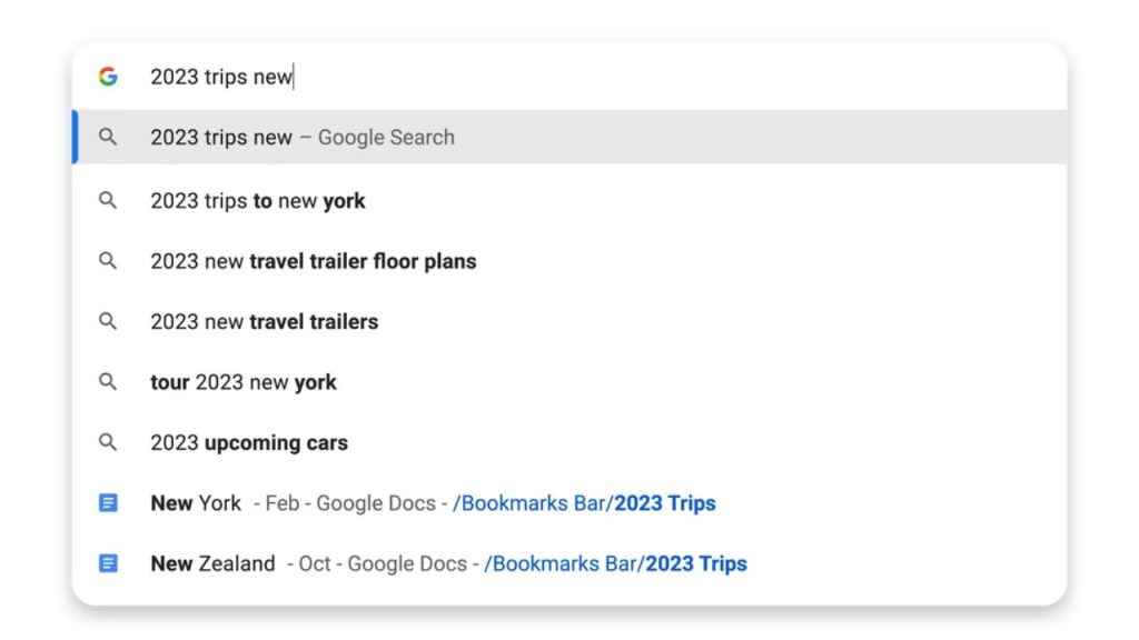 Google updates Chrome address bar with smarter autocomplete, bookmark search & more