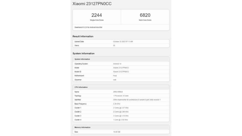 Xiaomi 14 appears on Geekbench with Snapdragon 8 Gen 3: Here's what to expect
