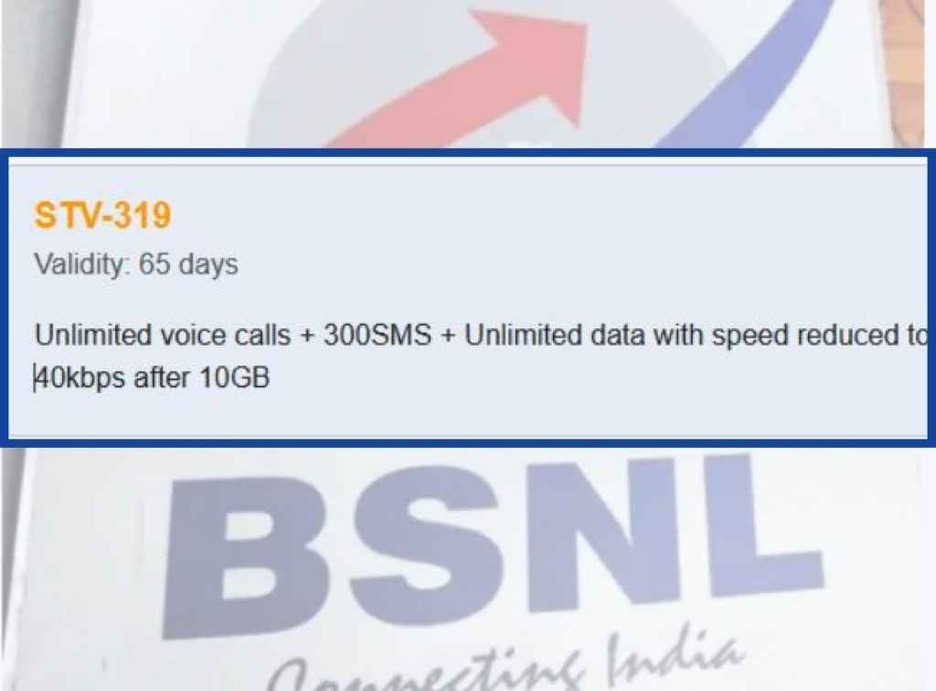 bsnl 2 months plan offers unlimited calling