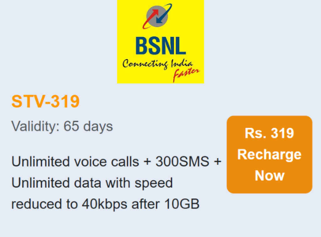 BSNL 319 Plan Details
