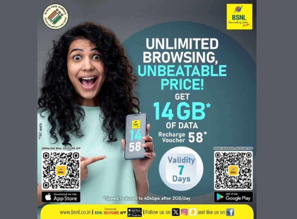 BSNL Rs 58 new Prepaid Plan