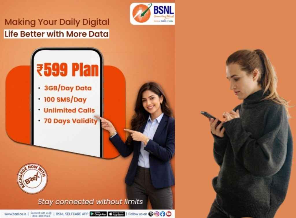 BSNL Best Plan rs 599