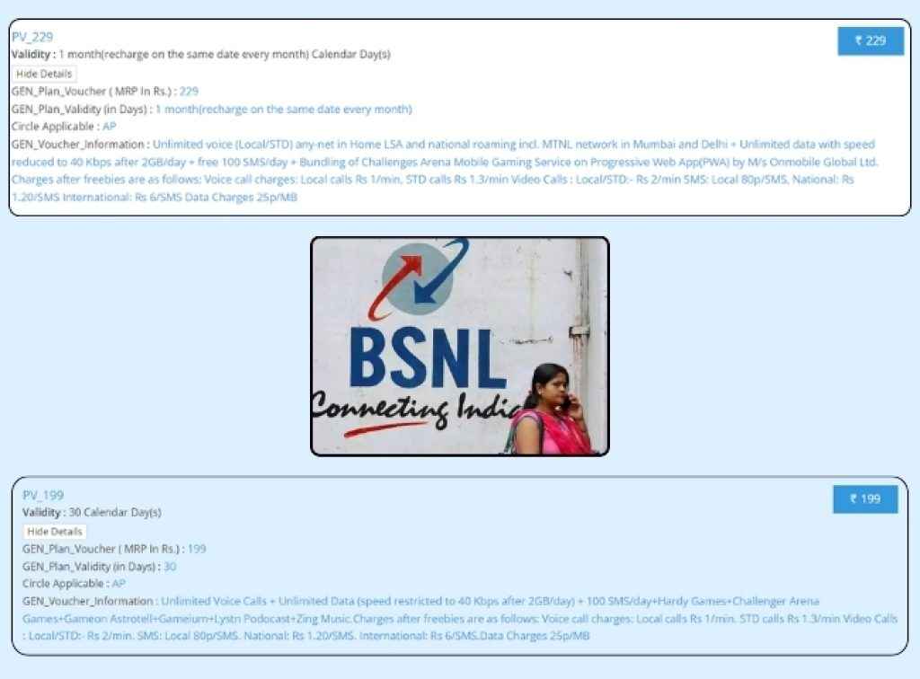 BSNL Best Plans