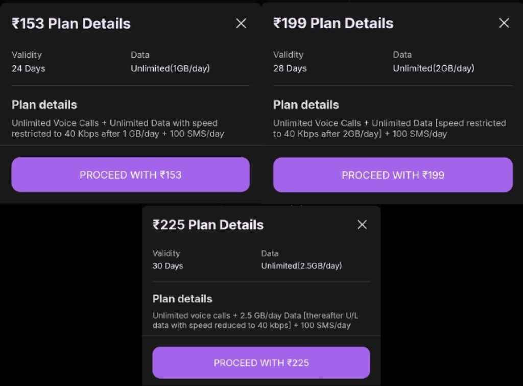 BSNL Plans Under Rs 200
