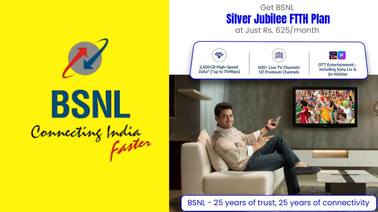 BSNL Plan: 2500GB ಡೇಟಾ ಮತ್ತು 600+ Live TV ಚಾನಲ್ ಮತ್ತು OTT ಕೇವಲ ₹625 ರೂಗಳಿಗೆ ಲಭ್ಯ!