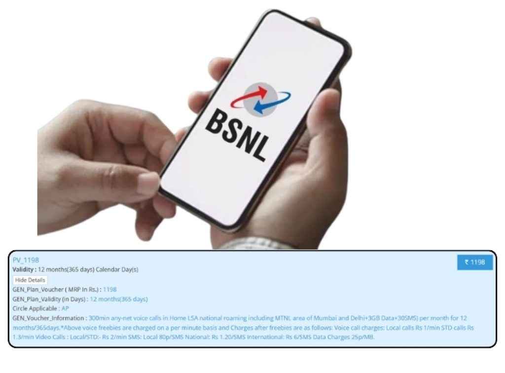 BSNL best One year plan 