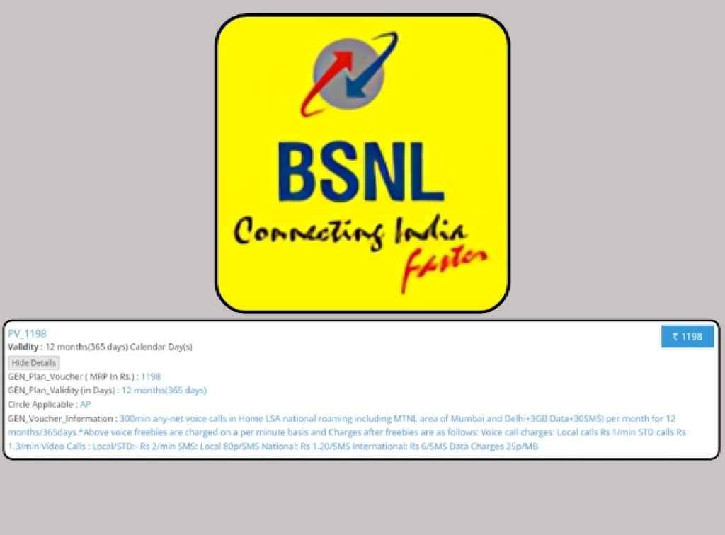 BSNL best Prepaid Plan