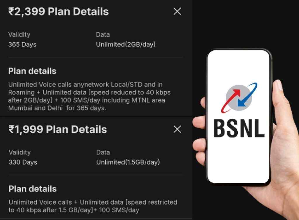 BSNL best long validity plans