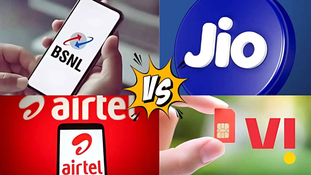 BSNL vs Jio vs Airtel vs Vodafone Idea cheapest monthly prepaid recharge plans