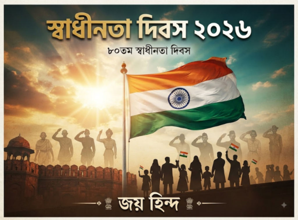 Happy Independence Day 2026 WhatsApp status Image and video Download short videos on Instagram Facebook and more