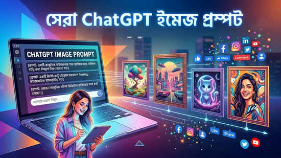 10+ Best ChatGPT image prompts for social media: চ্যাট জিপিটি দিয়ে তৈরি করে নিন নিজের পছন্দের স্টাইলিশ ছবি, জানুন কী প্রম্পট দেবেন