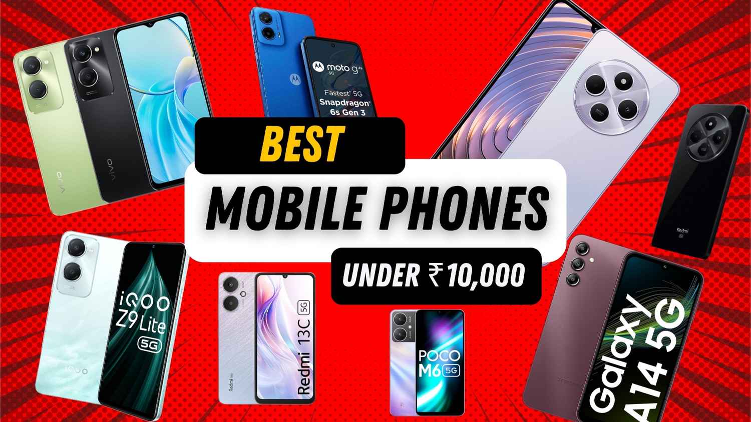 Best Mobile Phones Under 10000 in January 2025