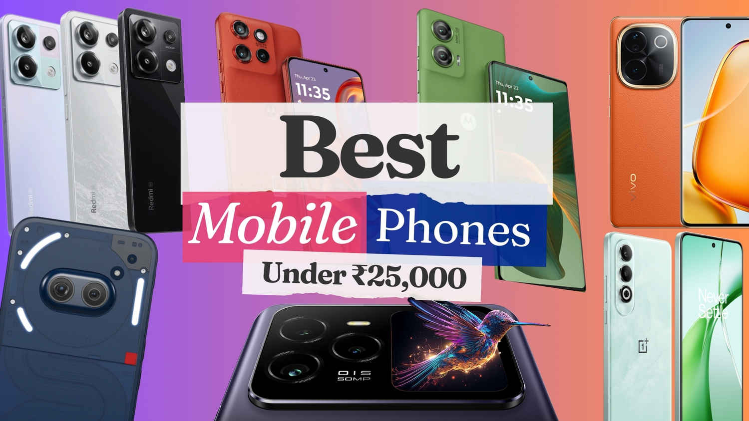 Best Mobile Phones Under 25000 in December 2024