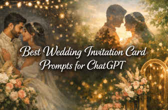 Best wedding invitation card prompts for ChatGPT