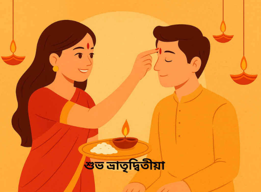 Bhai Phota 2025 Wishes in Bengali