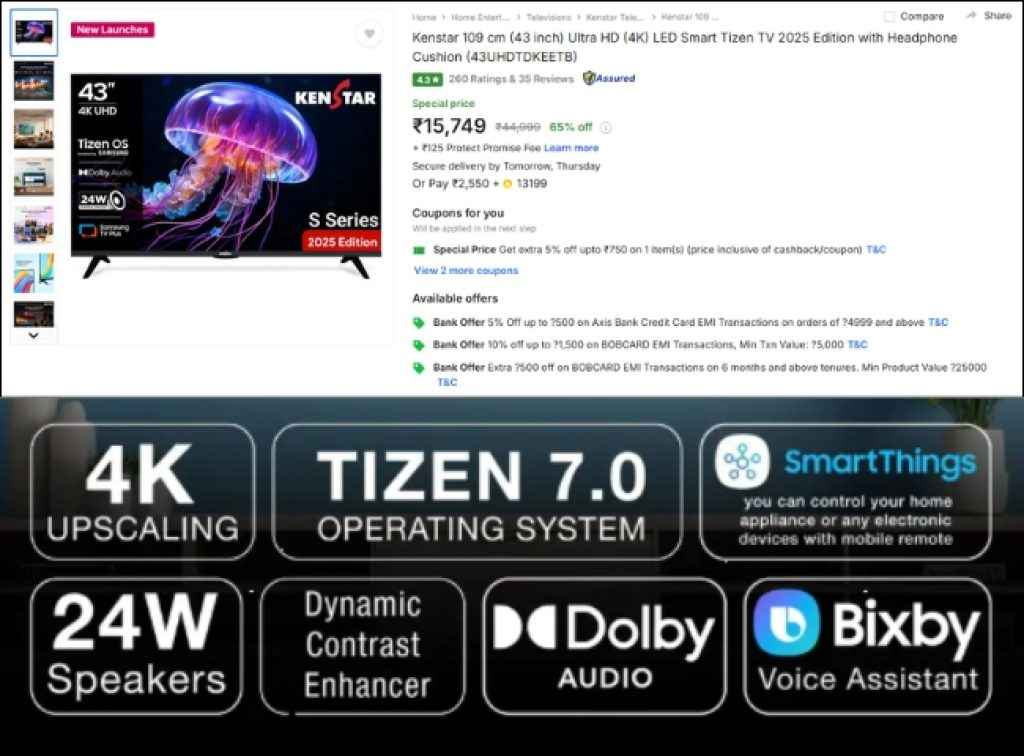 Big Bachat Days 4K Smart Tv deal