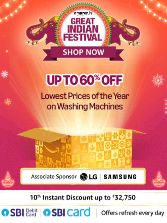 Big Deals on latest washing machines