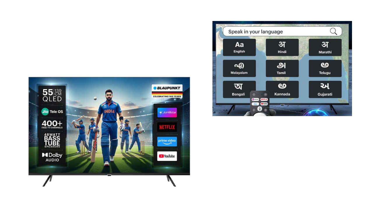 Blaupunkt ने JioTele OS Powered 4K QLED TV किया लॉन्च, देखें प्राइस और टॉप फीचर के साथ सेल डिटेल्स