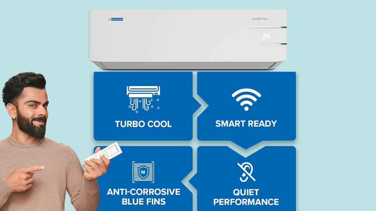 Blue Star Split AC Deal: 1.5 ടൺ ടർബോ കൂൾ ഇൻവെർട്ടർ എസി പകുതി വിലയ്ക്ക്, 3999 രൂപയുടെ ഇഎംഐ ഓഫറും