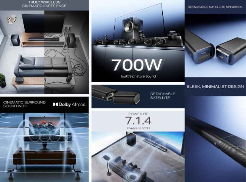 Boat 7.1.4 Dolby Atmos soundbar launched