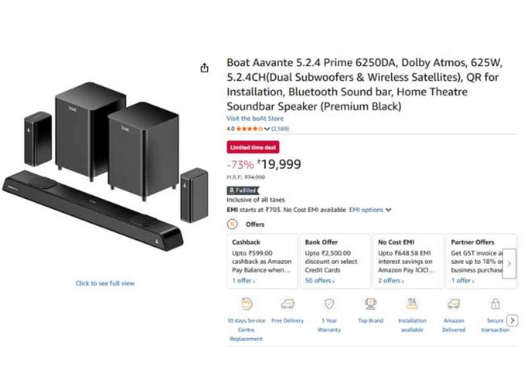 Boat Aavante 5.2.4 Prime 6250DA,