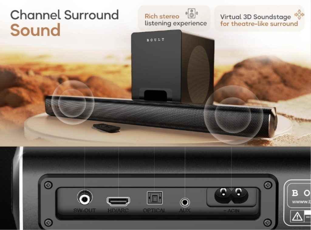 Boult Bassbox X120 Soundbar