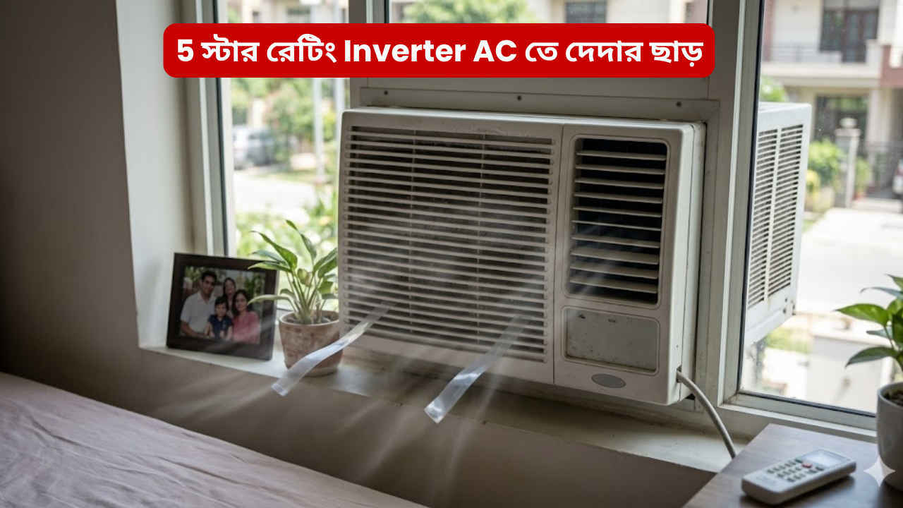 1.5 টন 5 স্টার রেটিং Inverter AC তে দেদার ছাড়, সোজা 23 হাজার টাকা সস্তায় কেনার সুযোগ