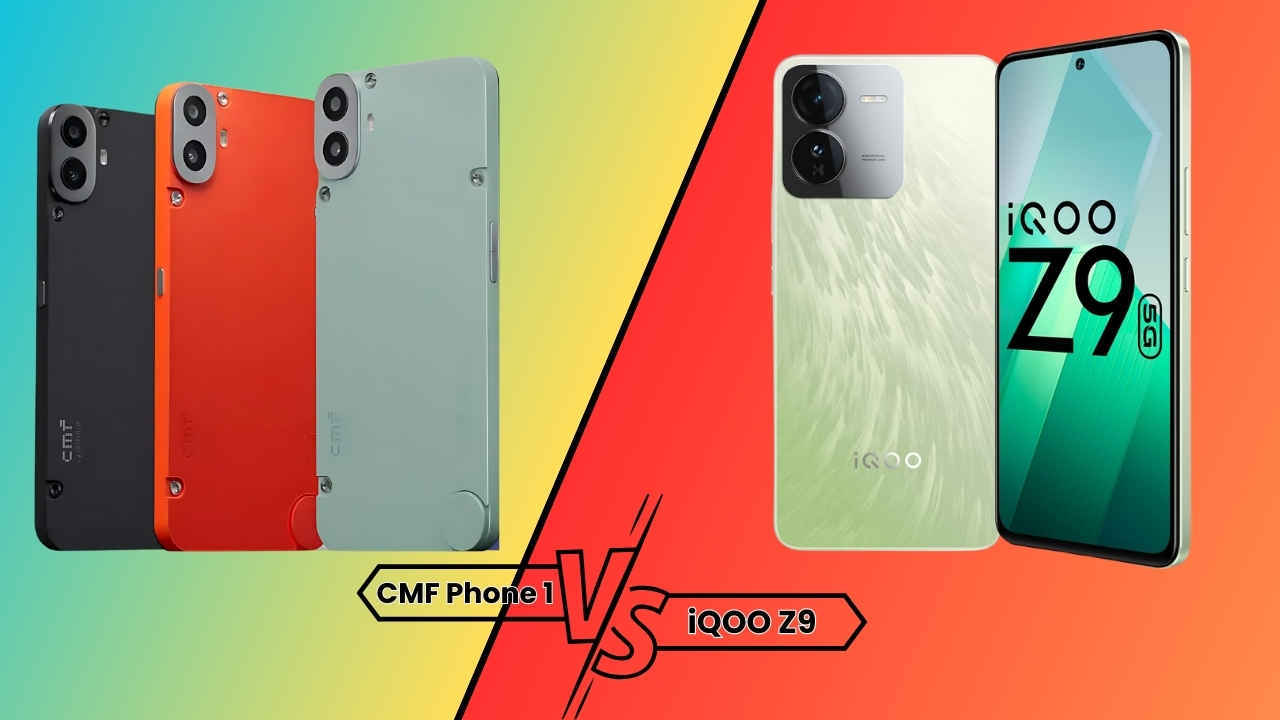 CMF Phone 1 VS iQOO Z9: प्राइस, कैमरा, बैटरी, परफॉरमेंस और डिजाइन की तुलना