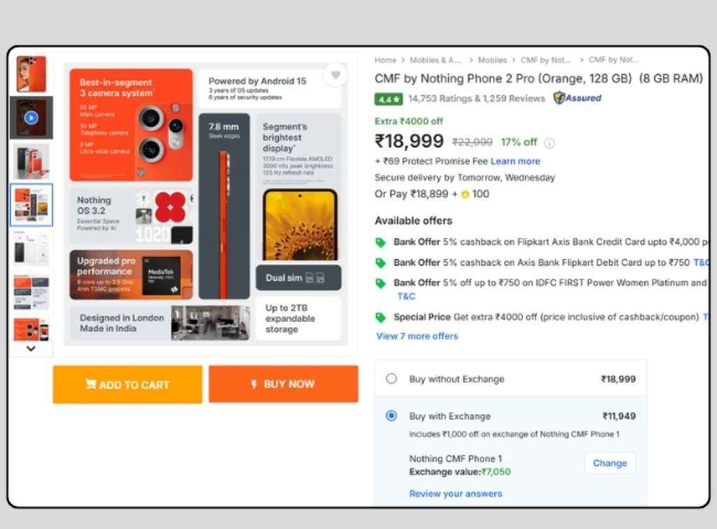 CMF Phone 2 Pro Flipkart offer
