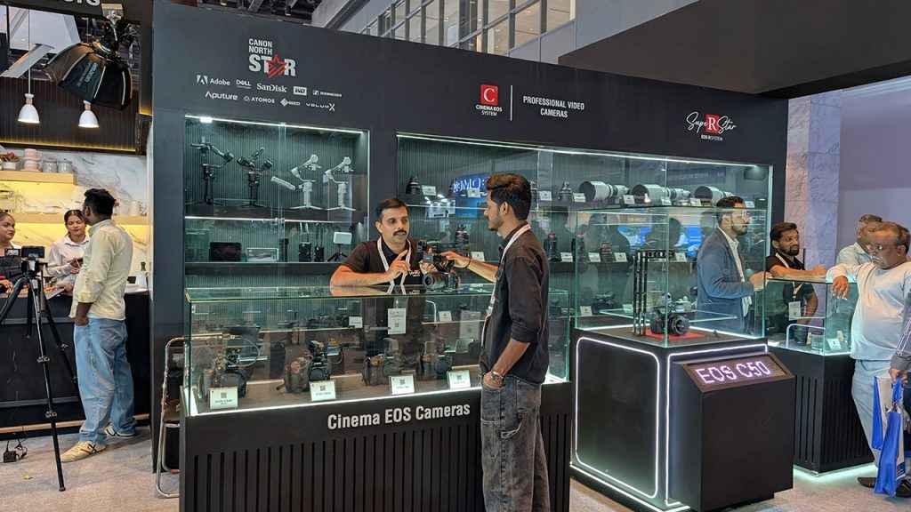 Canon EOS C500 At Broadcast India Show