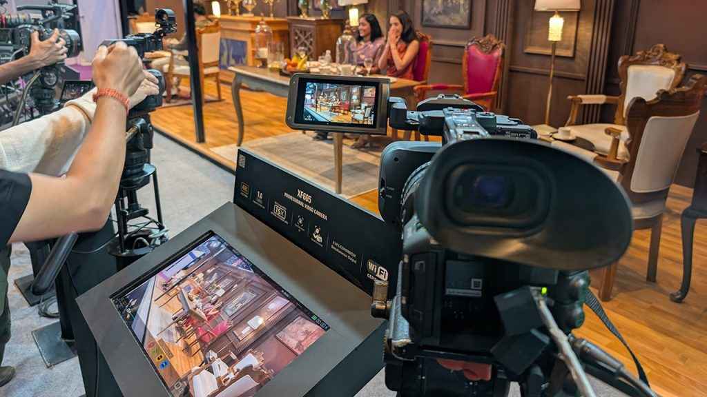 Canon XF605 At Broadcast India Show