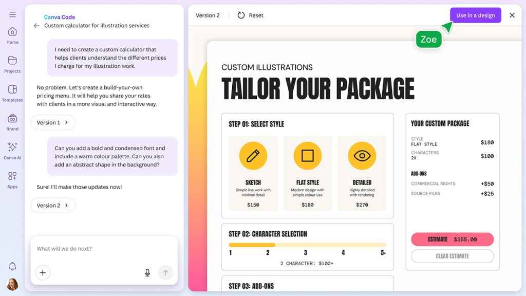 Canva Code