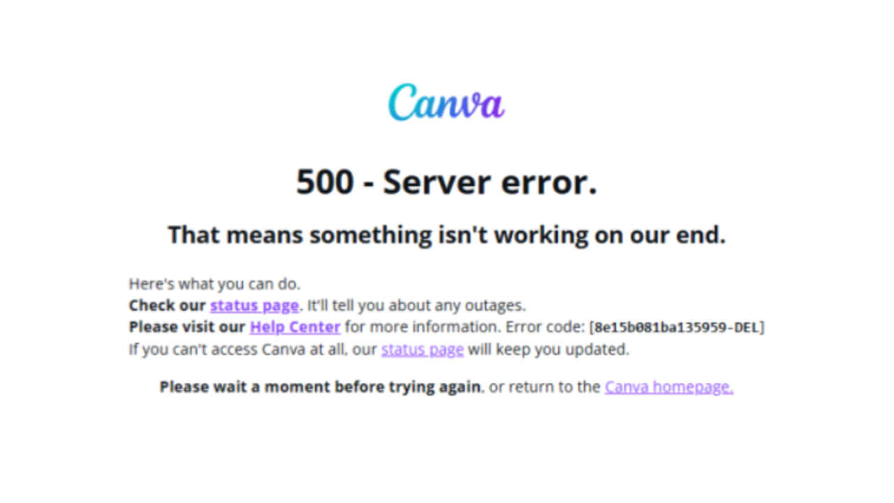 Canva down: Reports surge as many users facing login issues