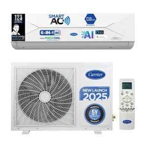 Carrier 1 Ton 3 Star Wi-Fi Smart Flexicool Inverter Split AC