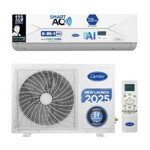 Carrier 1.5 Ton 5 Star Wi-Fi Smart Flexicool Inverter Split AC