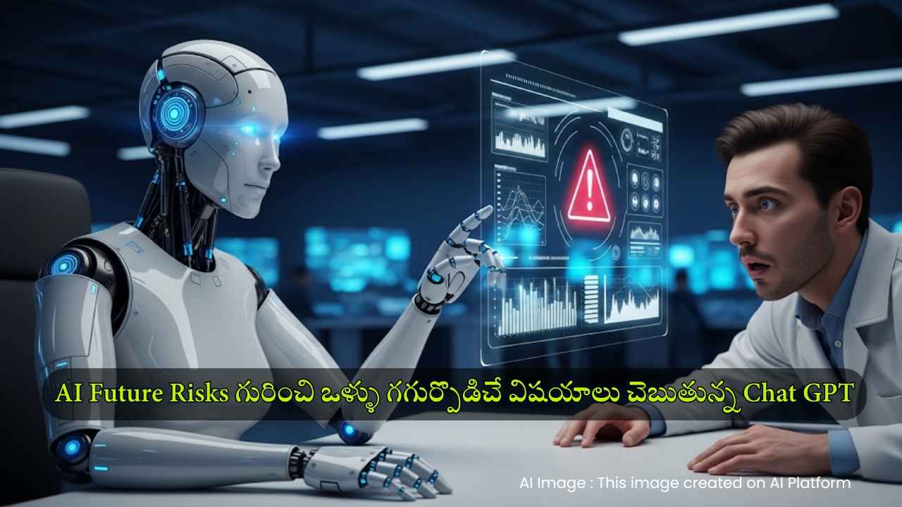 AI Future Risks గురించి ఒళ్ళు గగుర్పొడిచే విషయాలు చెబుతున్న Chat GPT