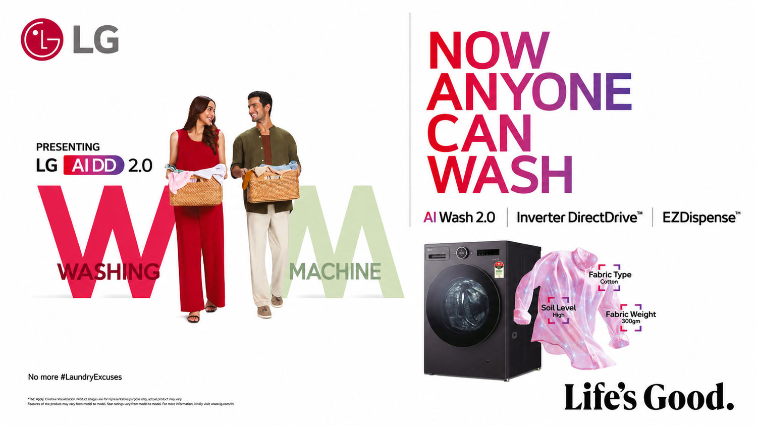 LG AI DD 2.0 Washing Machines: Smarter Laundry Backed by a Decade of India Insights